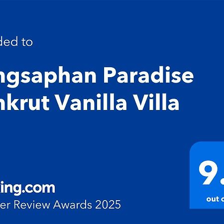 Bangsaphan Paradise Bankrut Vanilla Villa Ngoại thất bức ảnh
